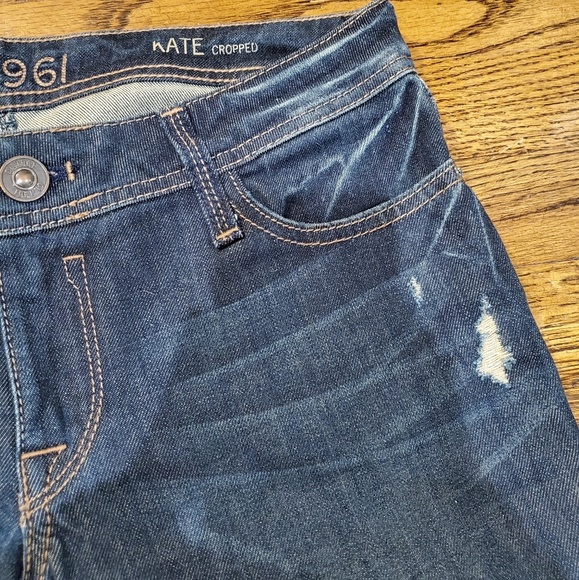 DL 1961 Kate Cropped Jeans Size 28 - Picture 2 of 6